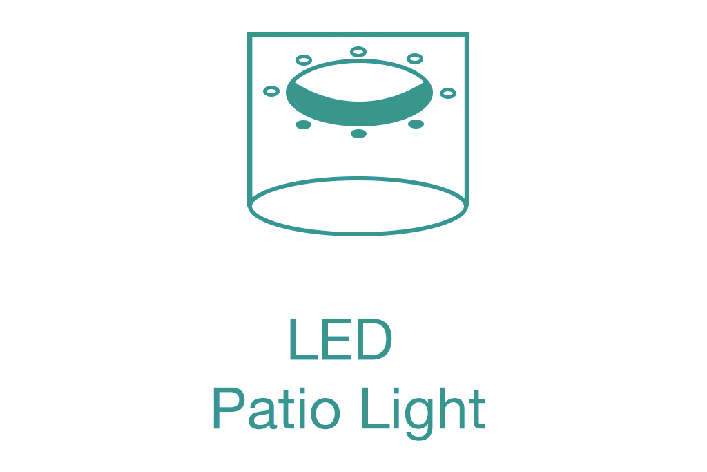 LED patio light